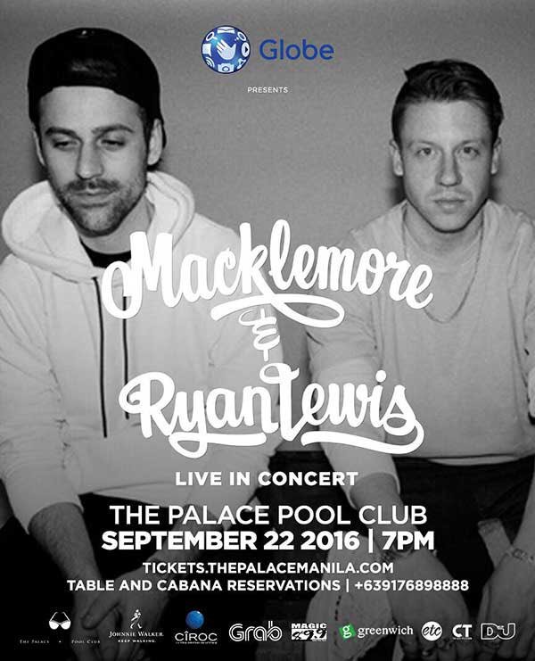 RocketshipPH's tweet photo. Last chance to get your hands to Macklemore &amp; Ryan Lewis tickets this Thursday! Php 1,8k only message us for details https://t.co/CMMz4gCmIb