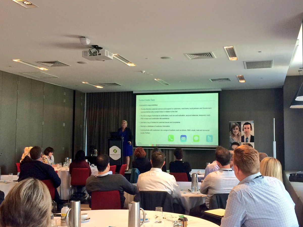 Carla McBeth, <a href="/ConcentrixANZ/">Concentrix A/NZ</a> sharing the Cashless Debit Card trial #auscontactWA