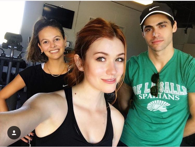 cityofshadows__'s tweet photo. New picture with @Kat_McNamara &amp; @MatthewDaddario 😍

Can't wait to see them in action #Shadowhunters https://t.co/eSTh4bPXKd