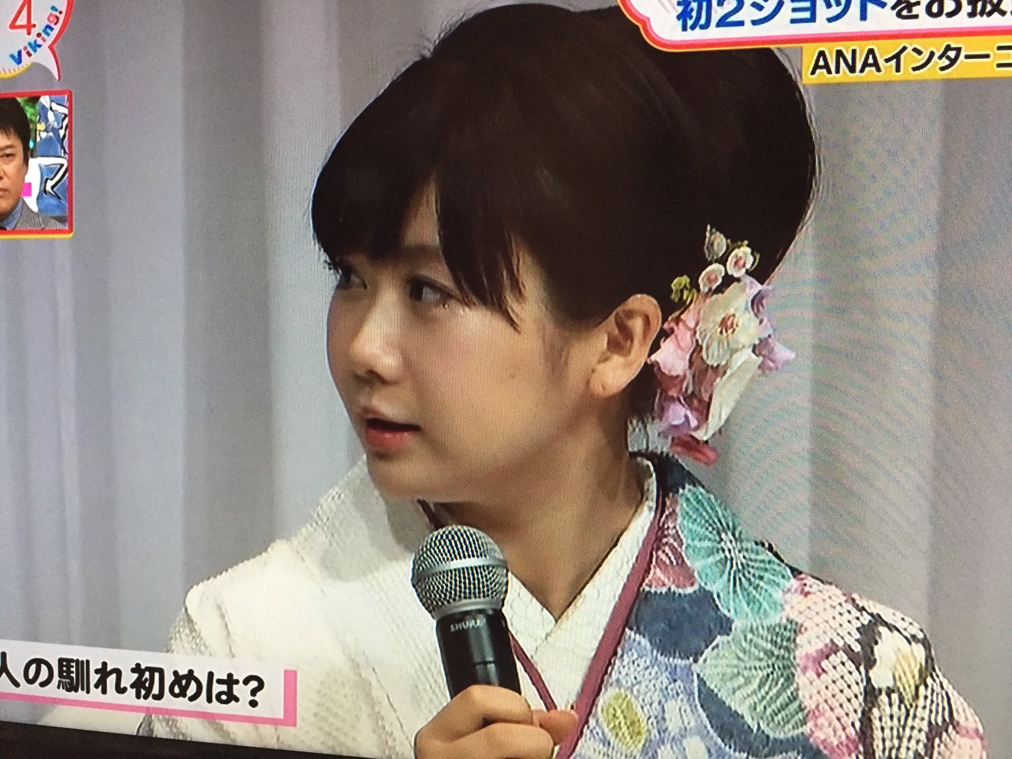 シロノキ 近年の成人式の振袖の時のヘアスタイルは なんだかだらしなく見えて個人的には嫌いだったから 福原愛さんの着物とバッチリ合ってる髪飾りと綺麗にまとめたアップスタイルに こうでなくちゃね と嬉しくなりました W T Co