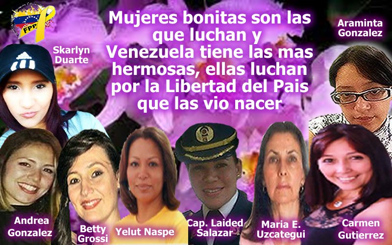 FPresoPoliticos's tweet photo. Madres, abuelas, hijas, hoy las mas valiente y #PresasPoliticas de Vzla por mas de 2 años, su familia esperan por su Libertad https://t.co/oPNWN5NJGA