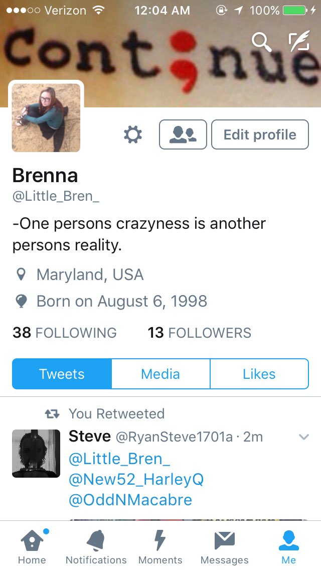 Follow my new account #newaccount #followers