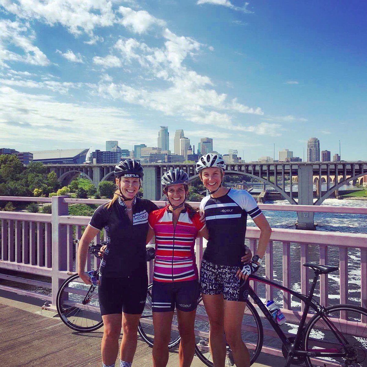 kendrakrueger's tweet photo. @CoeurSports: thanks for the #stylishspeed in Minneapolis today! 🚴💗 https://t.co/d11Y0YCCVy