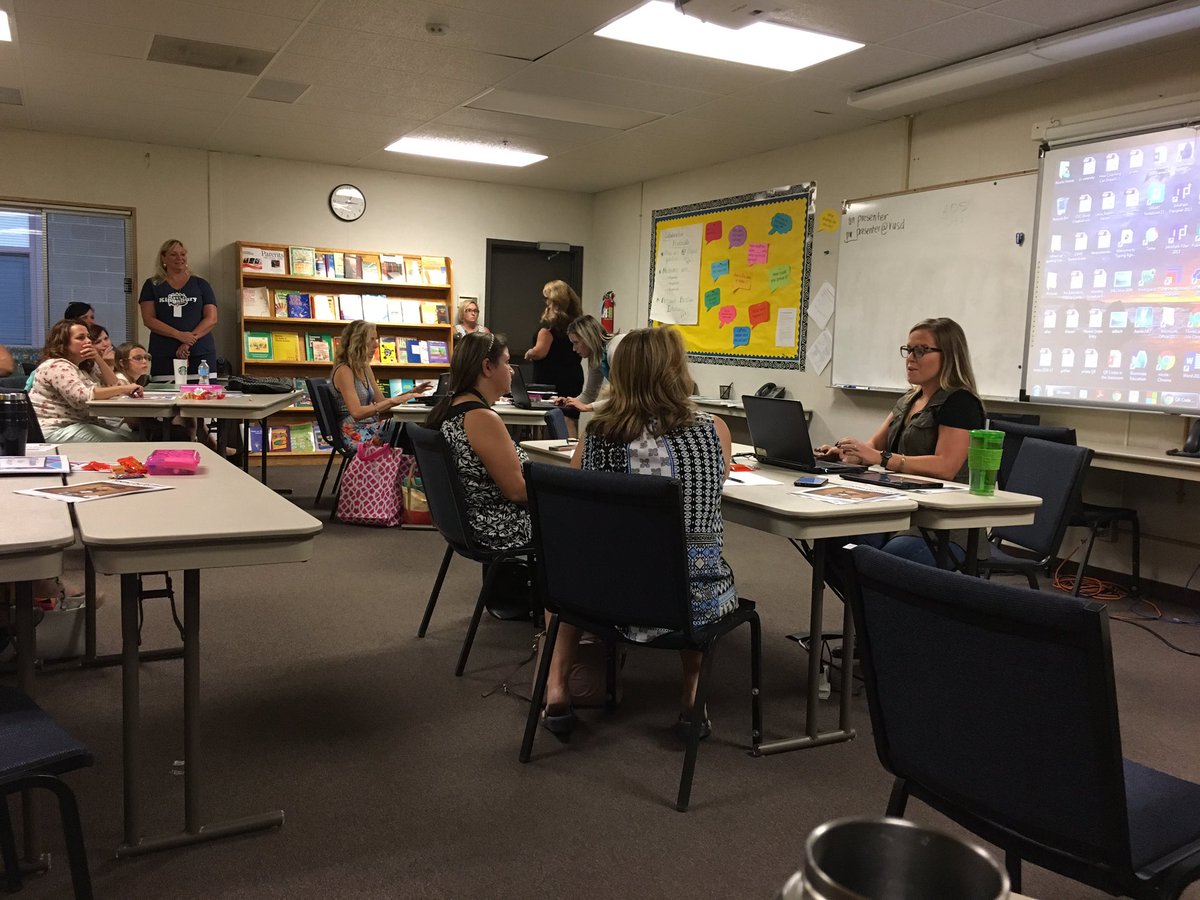 E_JablonskiRUSD's tweet image. So proud of our sweet and smart kinder teammate for showing us all about QR codes this afternoon at the D.O.! 💙