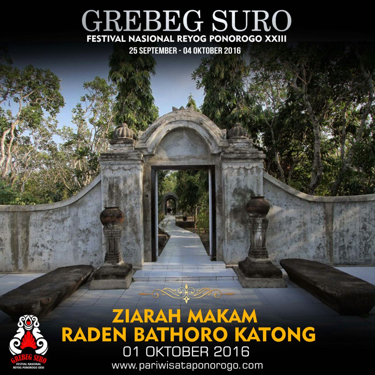 ROAD TO GREBEG SURO &amp; FESTIVAL NASIONAL REYOG PONOROGO XXIII 2016.
#wonderfullindonesia #indonesiabagus #grebegsuro2016 #pariwisataponorogo