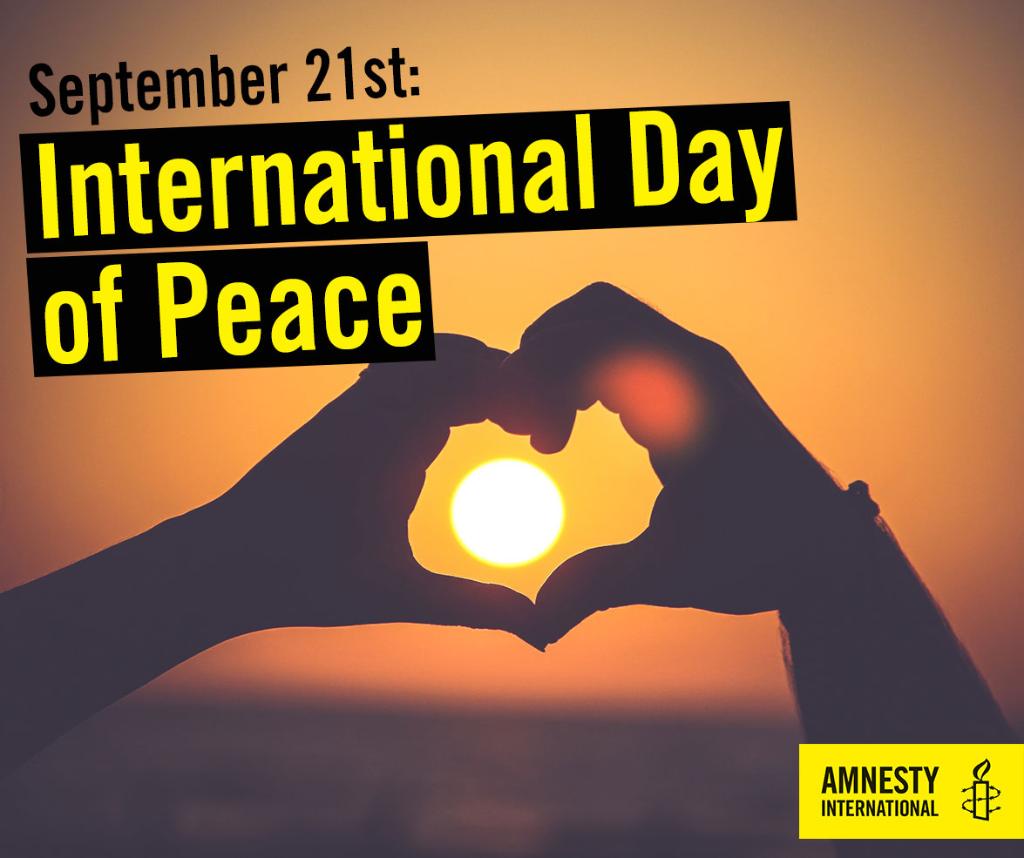 amnestyOz's tweet photo. Mark #PeaceDay by adding your name to an Amnesty petition> https://t.co/eEJZPrrcz4 https://t.co/i8W81oNZ0w