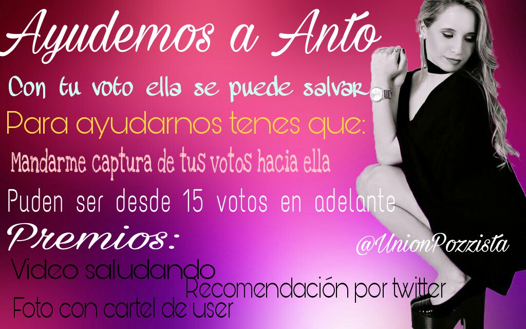 UnionPozzista's tweet photo. Ayudemos a Anto en esta.

↪ Rt ↩

Oficial autorizado por Anto... @antonellapozzi https://t.co/hzLeFQ3E2K