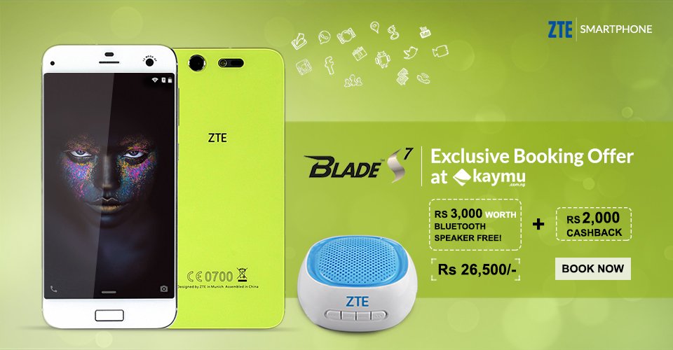 ZTE Blade S7 is coming to Kaymu.
> Booking Period : 18th Sep - 21st Sep 2016
BOOK NOW --> bit.ly/Prereg-ZTE