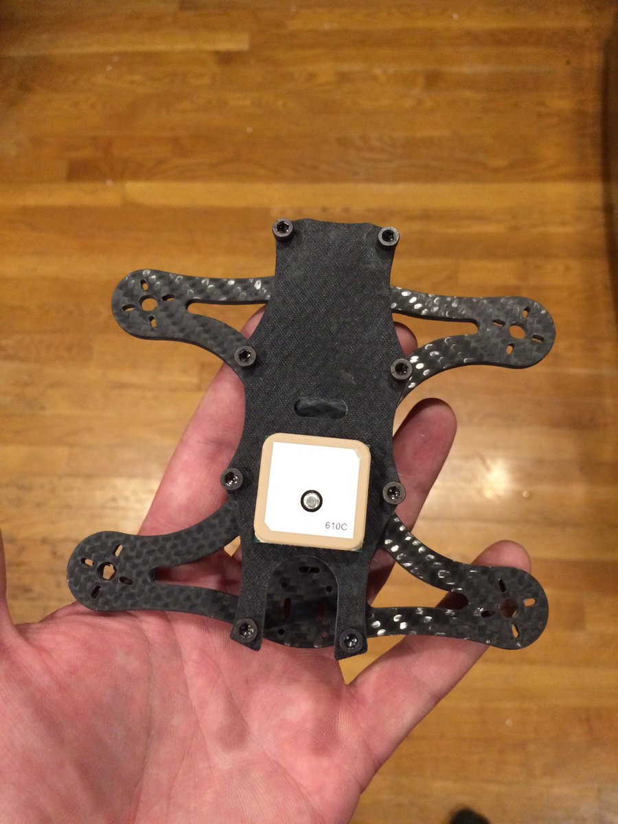 ChordataQuads's tweet photo. After a little paint our @InertialSense #uINS install is ready for @ErleRobotics #PXFmini and #RaspberryPi #Pizero then the uINS GPS. https://t.co/UXMNzkSjQ2