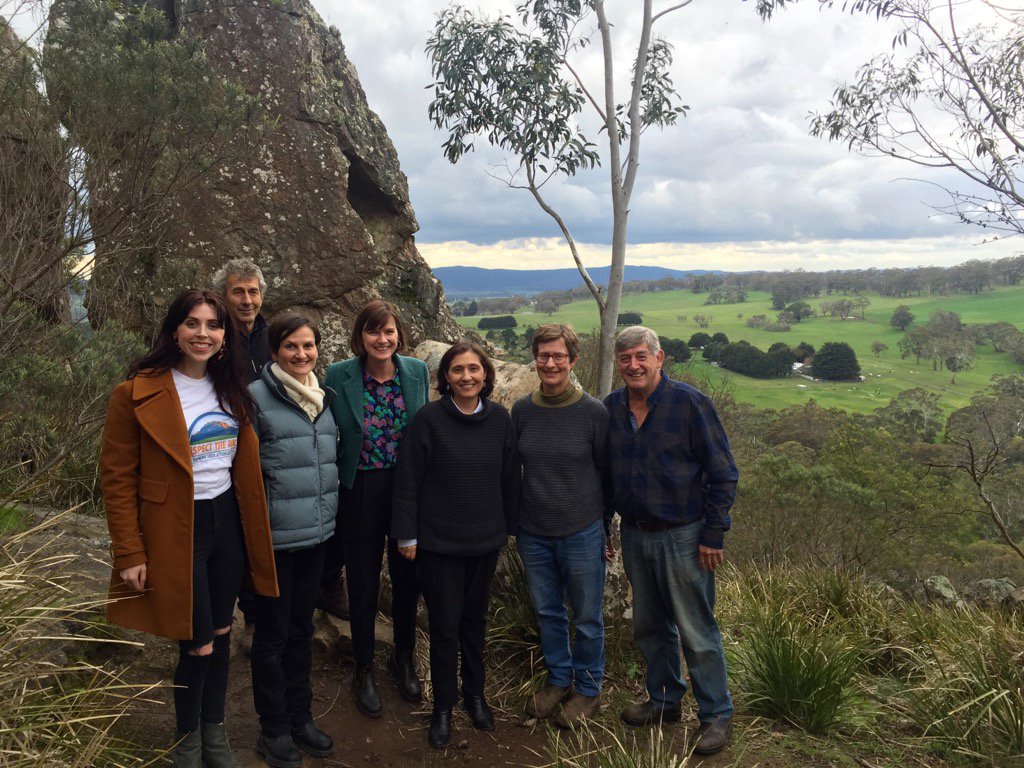 With <a href="/LilyDAmbrosioMP/">Lily D'Ambrosio MP</a> &amp; <a href="/hangrockaction/">Hanging Rock Action</a> delivering on our commitment to protect the Rock. #gettingitdone #springst