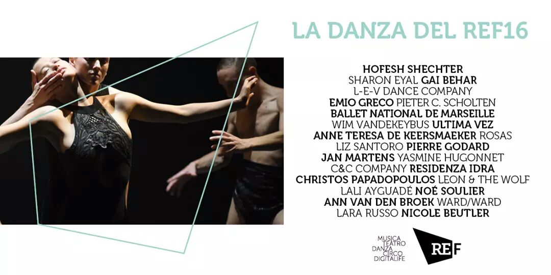 Deha09's tweet photo. Si entra nel vivo. La grande danza del @romaeuropa @Danzaeffebi meets #Ref16 https://t.co/uYkKx5LRIH