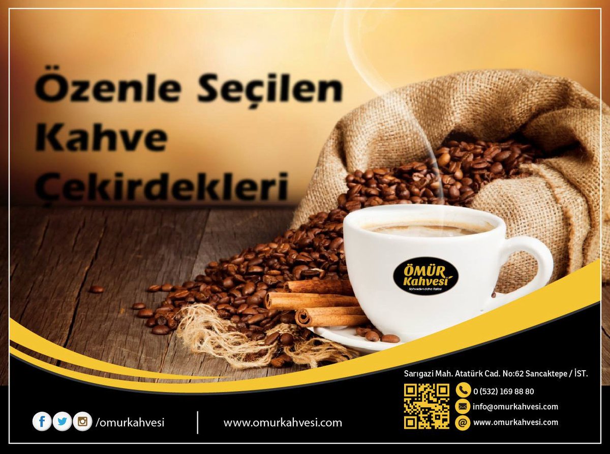 Kahvenin hayatımızdaki önemini biliyoruz ve bunun için burdayız.
#omurkahvesi -
omurkahvesi.com
kahveden daha fazlası...