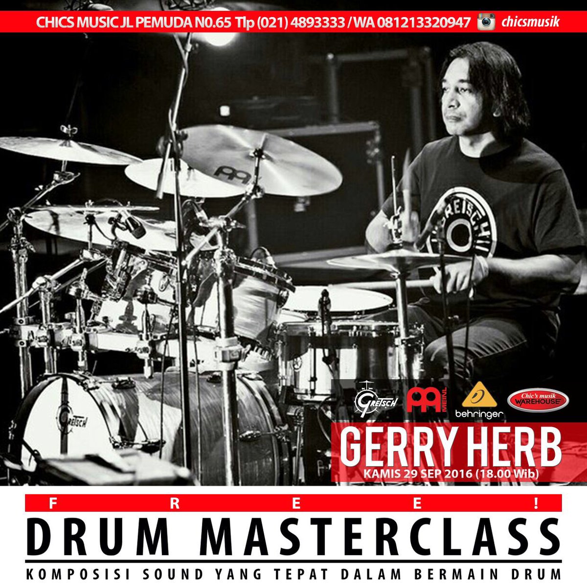 tag temen mu buat dtg acara ini guys
cc: <a href="/drum_market/">drummarketindonesia</a> <a href="/infodrum/">info drum</a> <a href="/ModernDrummer/">Nigel Marcotte</a> <a href="/DrummerPromote/">Drummer Promote</a> <a href="/acaraapa_com/">acaraapaDotcom</a>