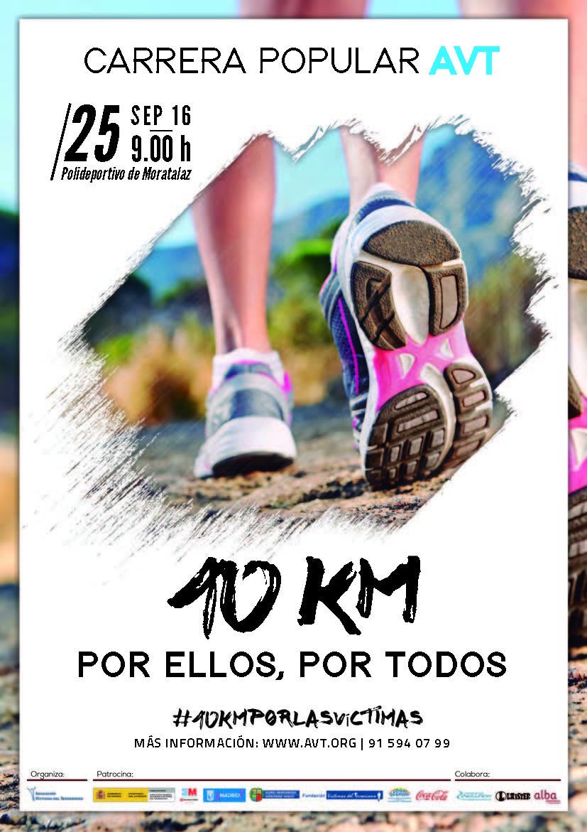 cdciudadderivas's tweet photo. ¡No podemos faltar! El domingo 25, a correr por las víctimas del terrorismo. #10kmporlasvictimas https://t.co/FXACsx8lU2
