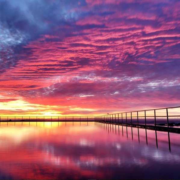 Sunsets on Towradgi Beach, near Wollongong, are amongst the most beautiful in Australia.
I/G <a href="/billiesthings/">Billie Huddleston</a>