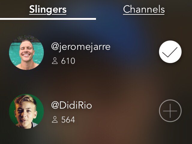 Find me on <a href="/SlingerVideos/">Slinger</a> next to <a href="/jeromejarre/">JÉRÔME JARRE</a>