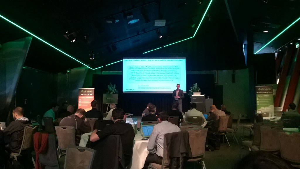 BB_Druva's tweet photo. Randy discusses the MSP programme to get day 2 of #PartnerSync16 going https://t.co/0szpCSXrKq