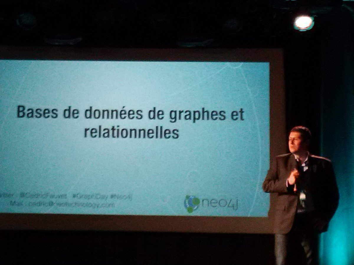 batchrisParis's tweet photo. #graphDay #bddr vs #bddg par @CedricFauvet de @Neo4jFr https://t.co/w7UETJAc1U
