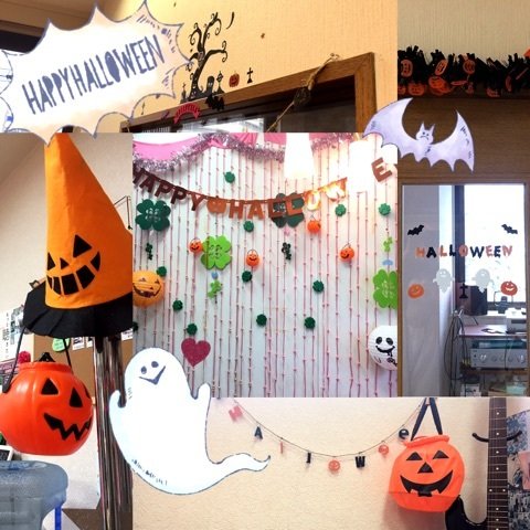 お教室をハロウィンの飾り付けに変えました～🎃
少し涼しくなっていよいよ秋が来た感じがしますね！！