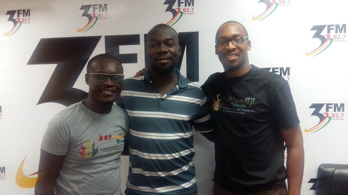 Great interview conducted by @winston_3fm on Sunrise <a href="/3fm927/">#3FM927📻</a> in #Accra talking about National Volunteer Day #NVDay16