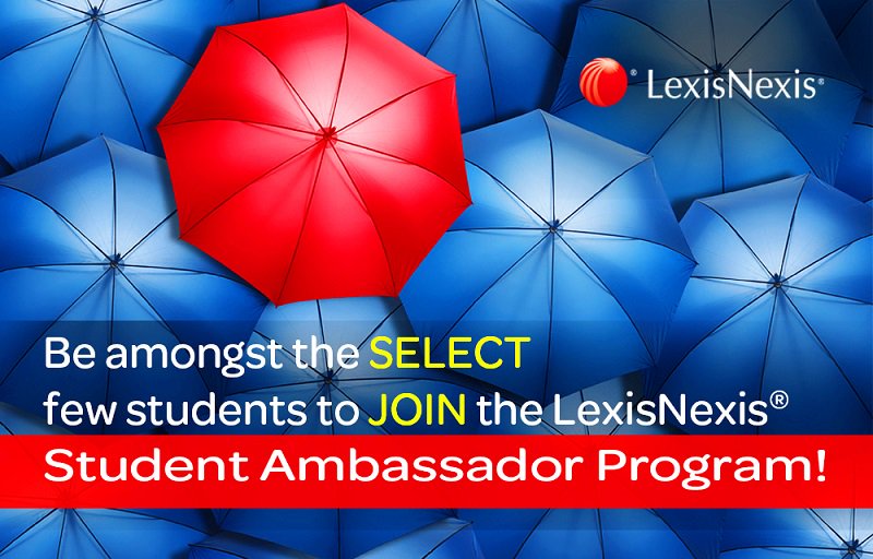 LexisNexisIndia's tweet image. A great opportunity for #LawStudents by #LexisNexisIndia!
Apply for #StudentAmbassadorProgram @
bit.ly/2d1f4ZS
#LNSAP
