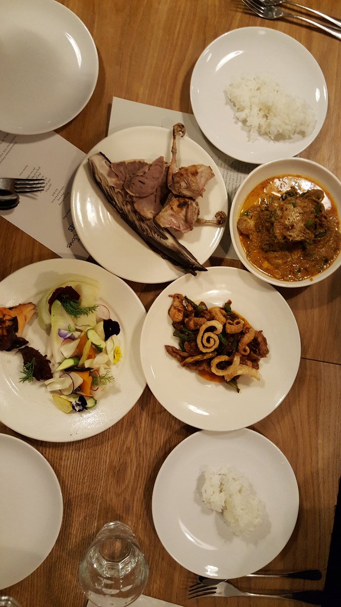 FDoverLDN's tweet photo. Probably one of the best meals this year @LylesLondon x @bolanbangkok. Certainly not for those that can't take chilli 🌶️🌶️ https://t.co/jjZrMVYRhh