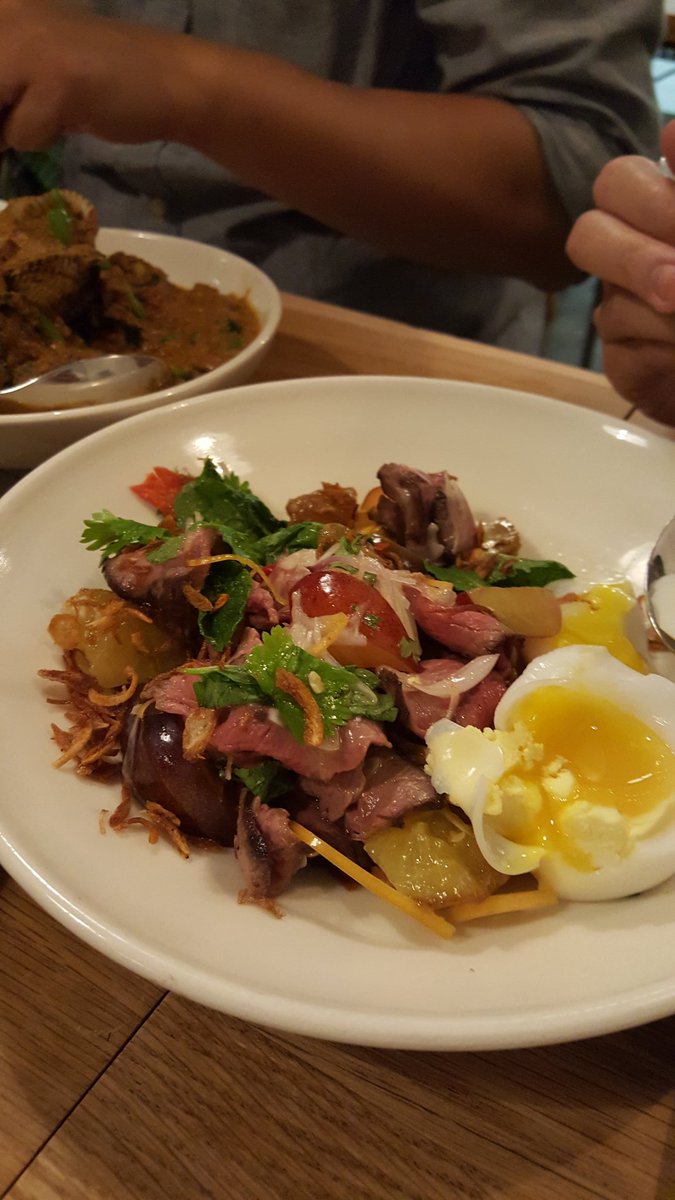 FDoverLDN's tweet photo. Probably one of the best meals this year @LylesLondon x @bolanbangkok. Certainly not for those that can't take chilli 🌶️🌶️ https://t.co/jjZrMVYRhh