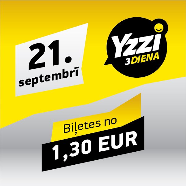 #YZZI diena ir klāt! Tikai šodien pērc kino biļetes sākot no 1,30 EUR!