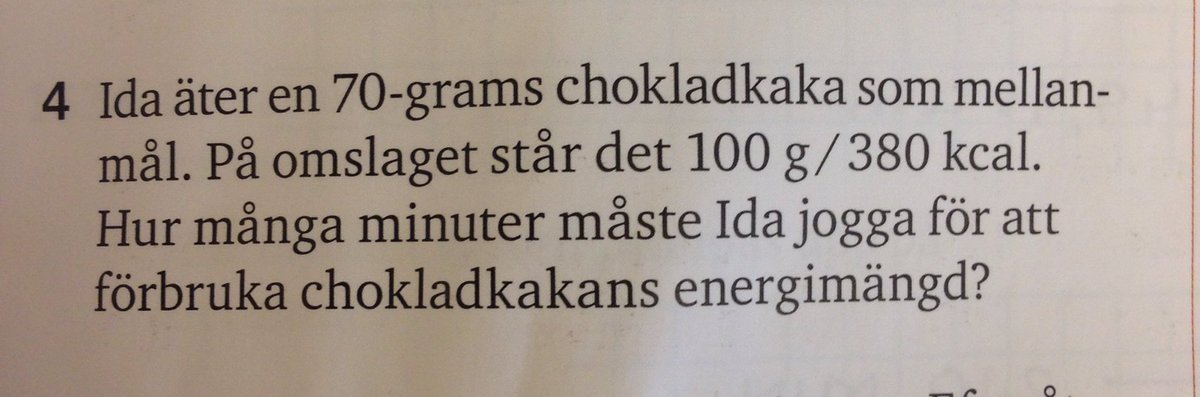 MalinBernelf's tweet photo. Är detta en lämplig matteuppgift på gymnasiet? Diskutera i smågrupper ;-) https://t.co/dg68FRvht7