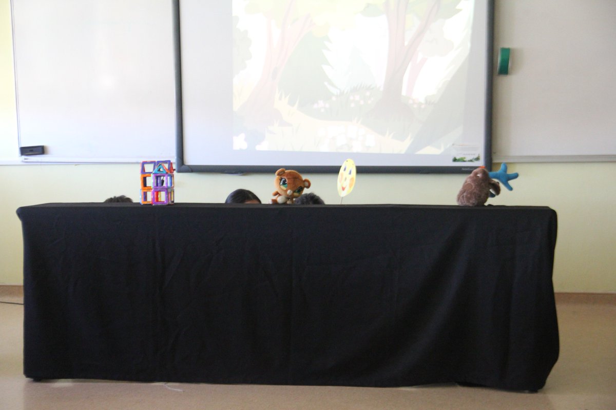 spectrum_is's tweet photo. Puppet play on Language week by grade 5A #nurorda #astana #katev #languageweek https://t.co/f0bqCTMLnR