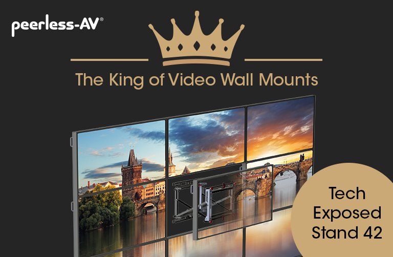PeerlessAVEU's tweet image. Don&apos;t miss the #kingofmounts at #techexposed today on Stand 42