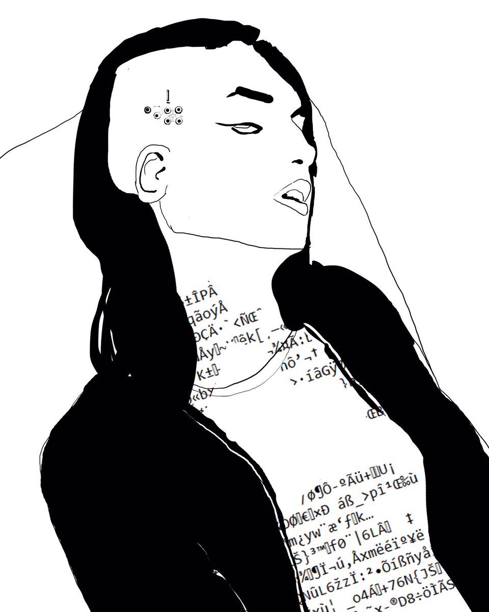 displacerXbeast's tweet photo. Scheherazade #digitalart #cyberpunk #simstim https://t.co/2cFwKITWoa