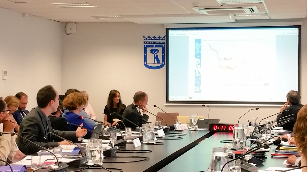 AhoraMadrid's tweet photo. Presentamos el desbloqueo del desarrollo del Paseo de la Dirección, enquistado durante 10 años. #ComisiónDUS https://t.co/v1ThKyRuVx