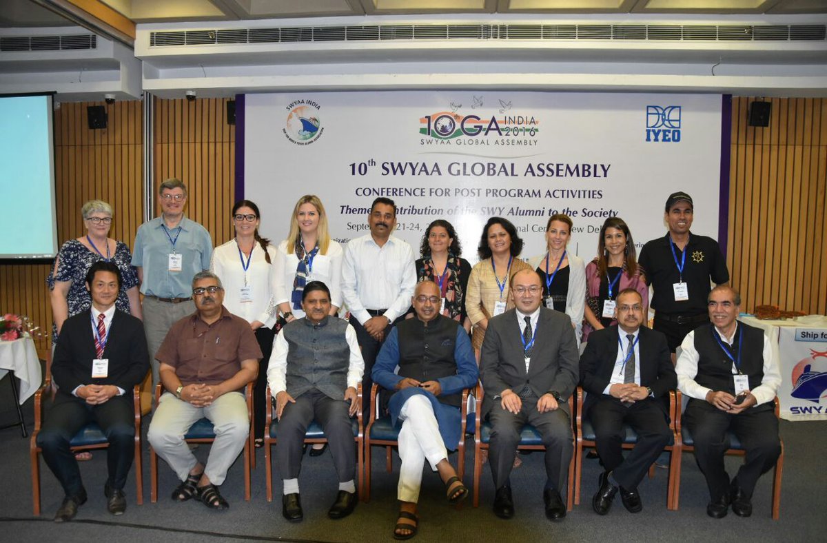 VijayGoelBJP's tweet photo. Govt. of #Japan chose #India to organise this yr.'s ‘Ship for World #Youth Leaders Programme’ Conference. We're truly honoured 
どうもありがとう
1/n https://t.co/82O9UvVacQ