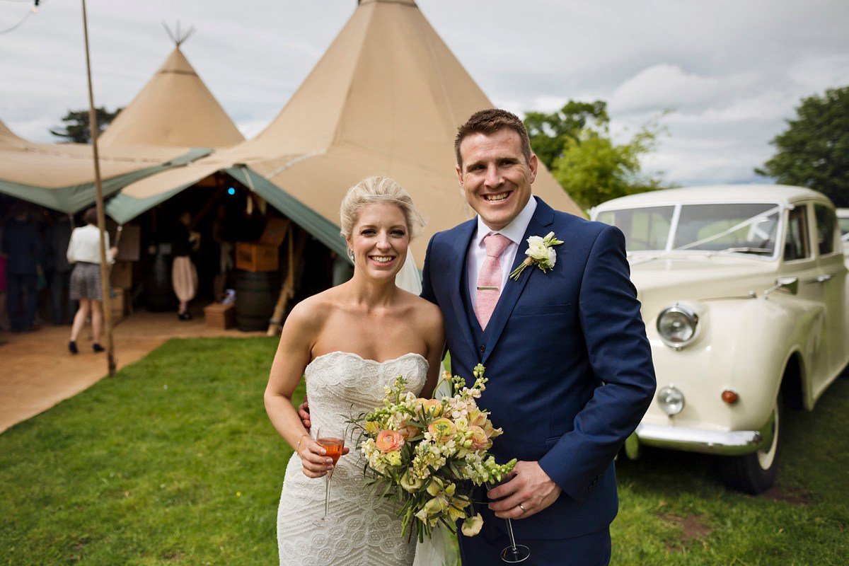 The happy couple didn't let the rain dampen their spirits on their wedding day>lvmyd.rs/2clzjQz <a href="/Mark_Tattersall/">Mark Tattersall</a> <a href="/Marquees_Events/">All About ME | Marquees & Events</a>