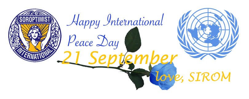 SIROM93's tweet photo. Happy #internationaldayofpeace #soroptimists #soroptimism https://t.co/n4S2FdZ95i