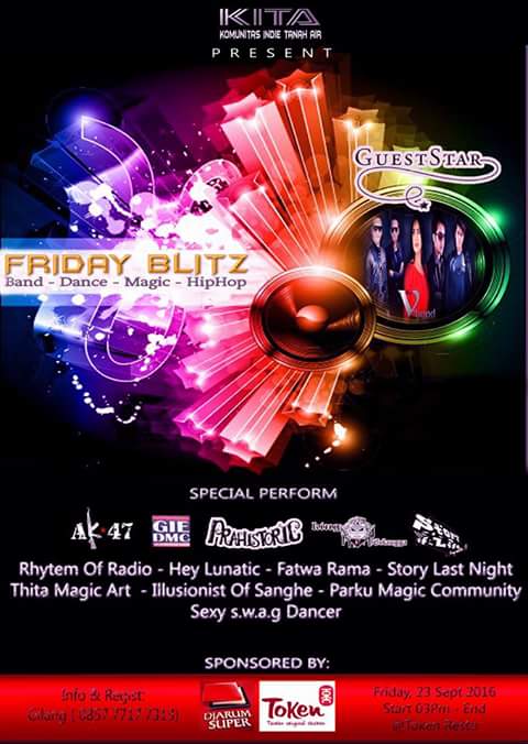 Hai guys,jumat 23 sept kami hadir di jakarta <a href="/TOKEN/">Token</a> HOTEL..See you guys ..<a href="/SOBATINDIES/">SOBAT INDIES</a> <a href="/JakartaEvent_/">Event di Jakarta</a> <a href="/NAGASWARA_ID/">NAGASWARA Music</a>