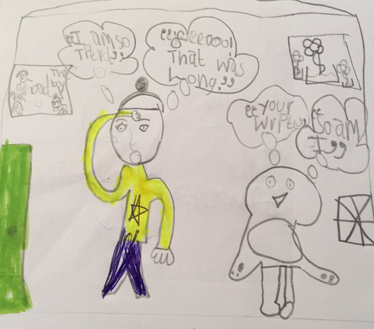 MissM_StP's tweet photo. Super visualisers of what might happen after the book closes! ๐๐๐ง #homelearning #supereffort #predictionskills https://t.co/tWmuARvprN