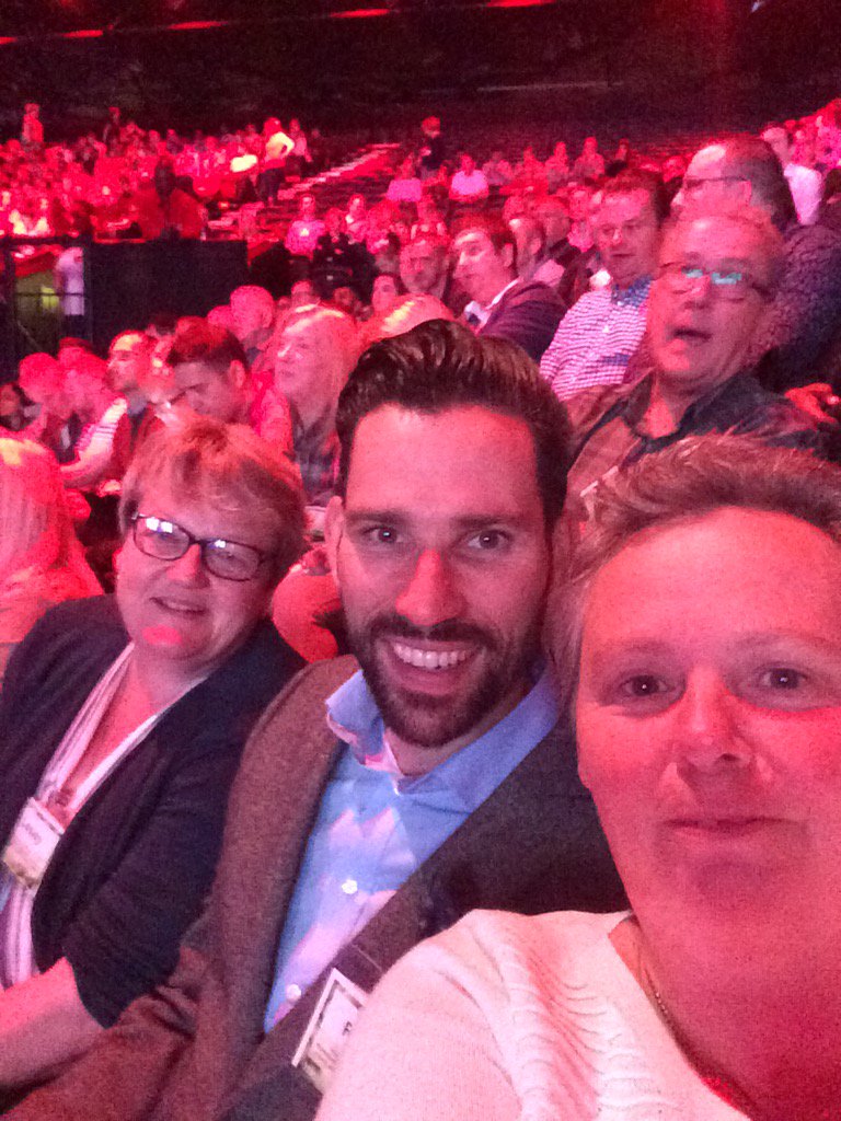 At the NEC in Birmingham Tesco retail conference