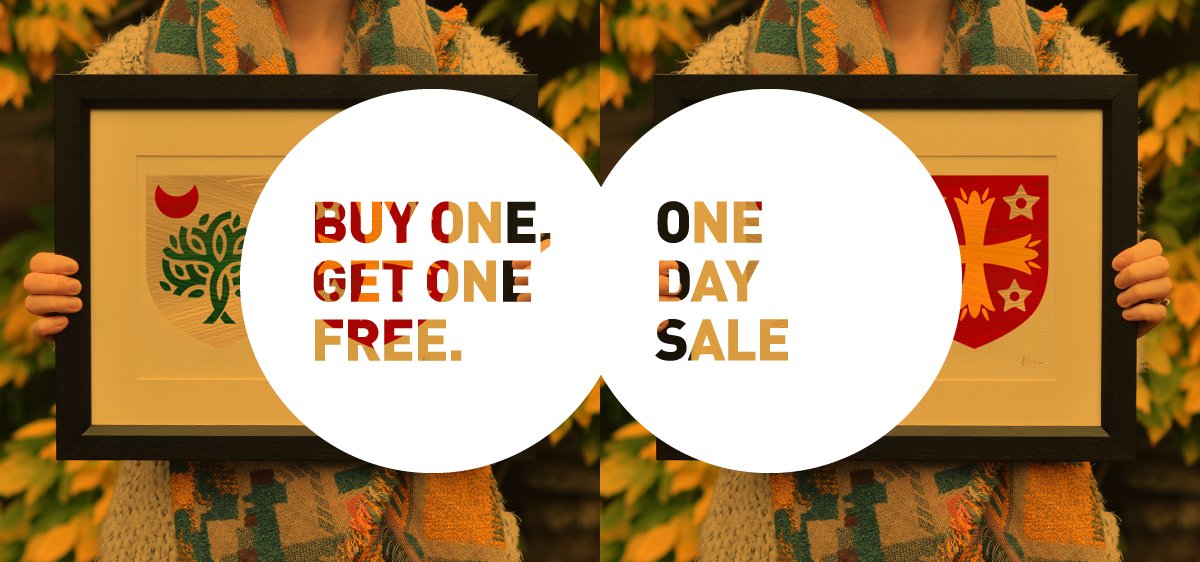 PaintedClans's tweet photo. Buy ONE, Get ONE FREE. One Day #SALE.
https://t.co/4TW3ZF05wL
#Handmade #IrishDesign #Gift https://t.co/EUABOJKRoU