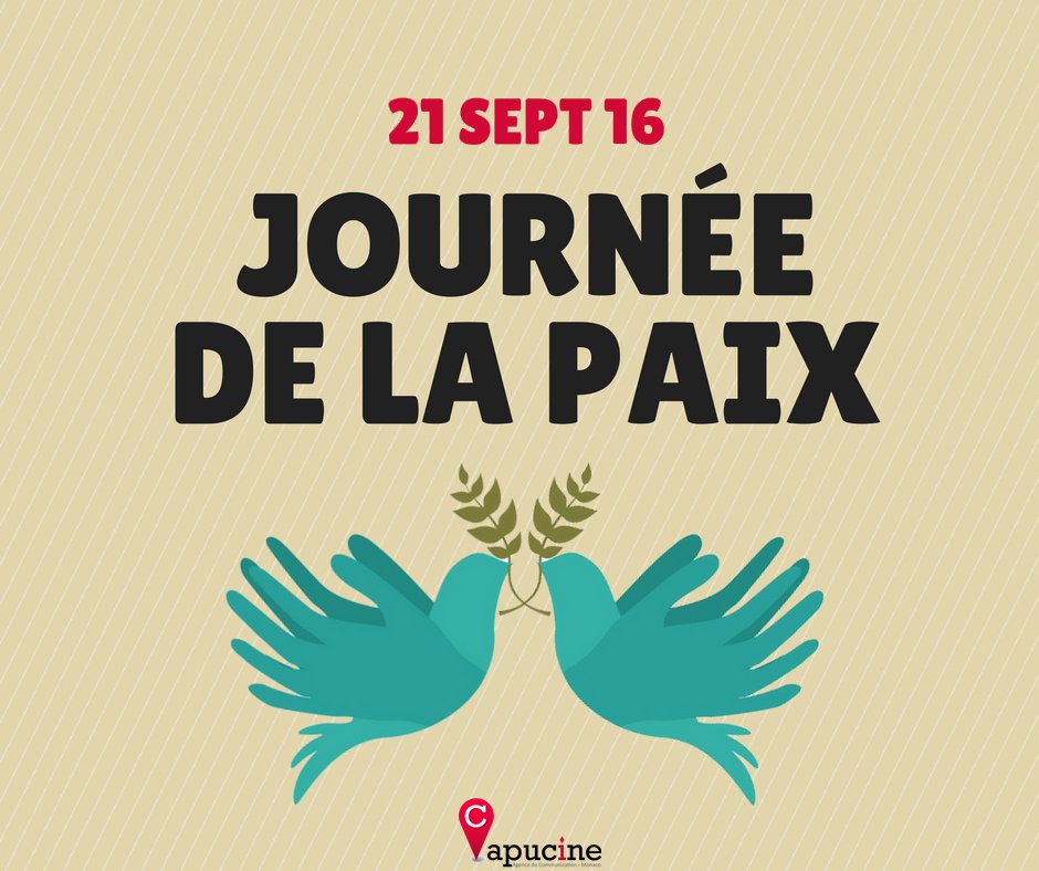 CapucineAgency's tweet photo. Et si vous enterriez la hache de guerre avec votre communication pour la #JourneeInternationaleDeLaPaix ? Nous sommes là pour vous aider! https://t.co/K5drsgYEgS
