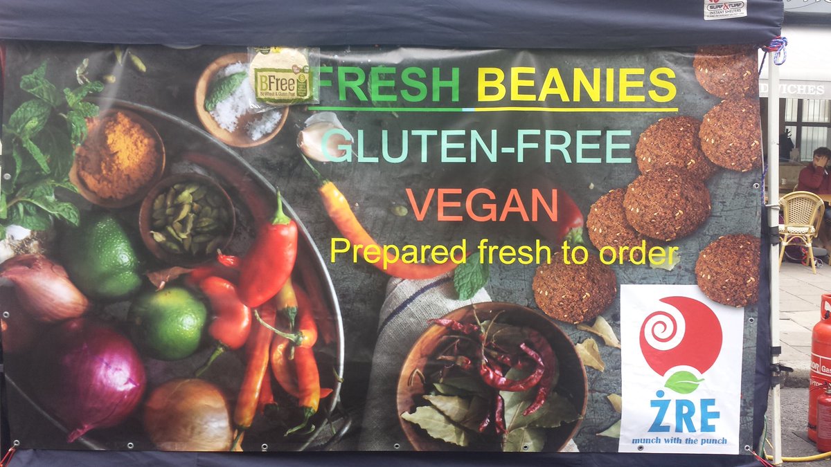 zreinfo's tweet photo. Its a glorious day here @HoxtonStMarket just right for delicious, freshly made to order, gluten-free beanies with fresh salad  hummus wraps https://t.co/Wgtvl6TWqK