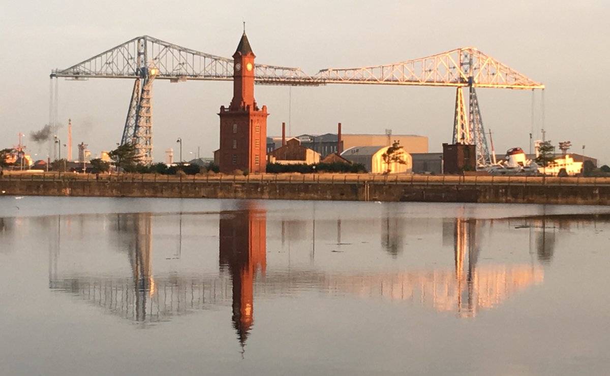 T'was a nice morning in Middlesbrough this morning