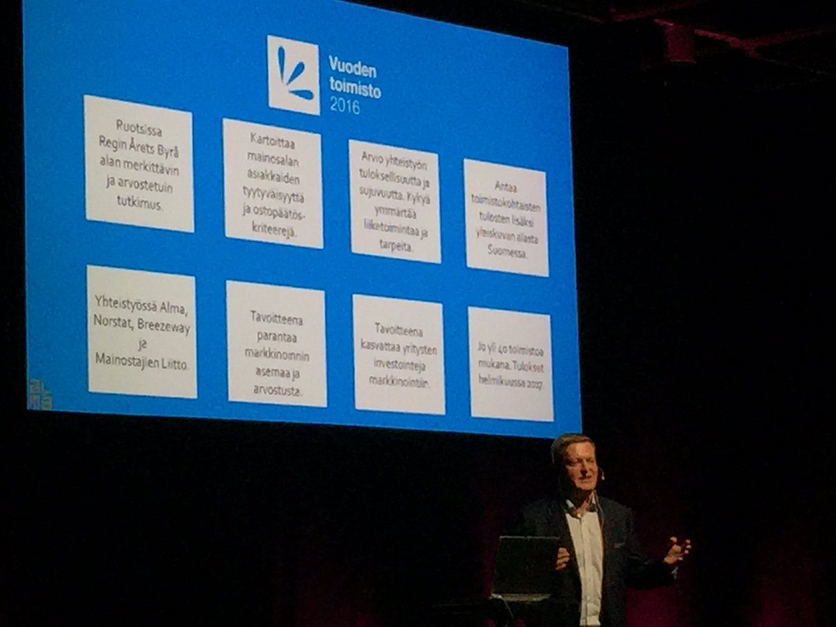 Vuoden toimisto kisa Suomeen - suomi nousuun markkinoinnilla  #markkinoinninviikko #vuodentoimisto #almaspirit