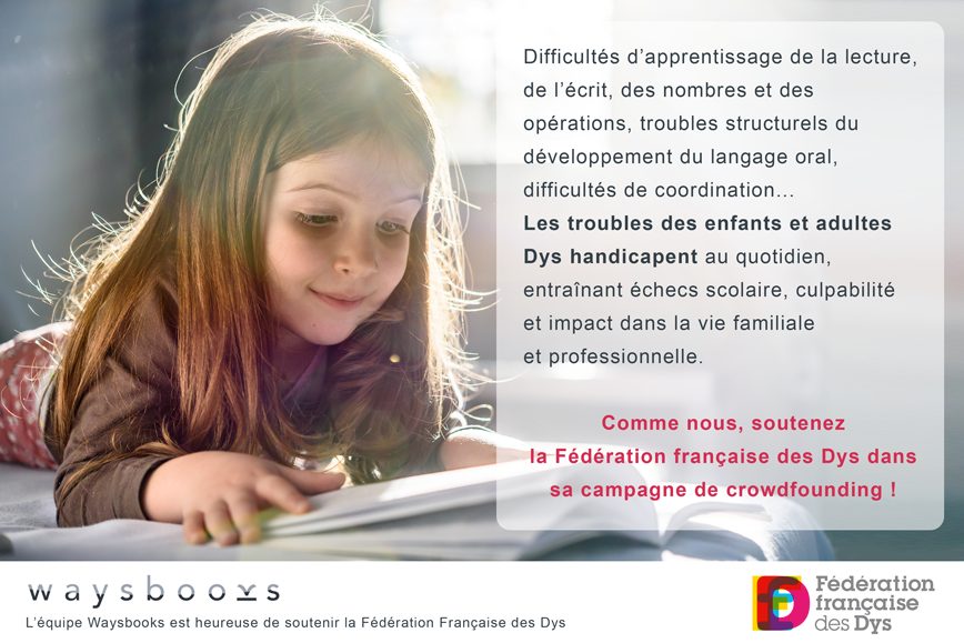 Waysbooks's tweet photo. 3,5 millions de Dys en France. La @FFDysfrance les soutient tlj. 

Maintenant, à nous de les aider :
https://t.co/cIlwTfG0Jq

#10pourdys https://t.co/HOgKOMZSD4
