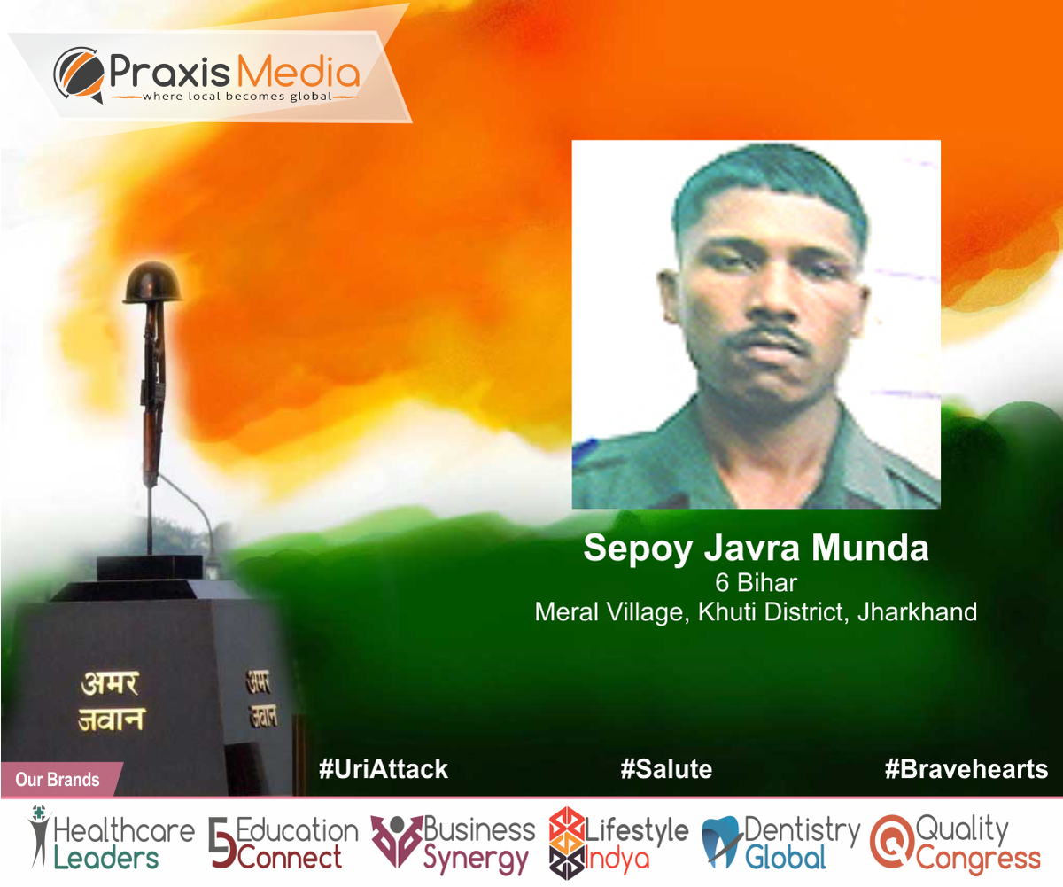 PraxisMediaGrp's tweet photo. paying homage 2 the brave martyrs of #UriAttack.Let the sacrifice nt go in vain! #StopTerrorAttack #IndianArmy #WorldPeaceDay #Bravehearts https://t.co/6Pr4gBKtbP