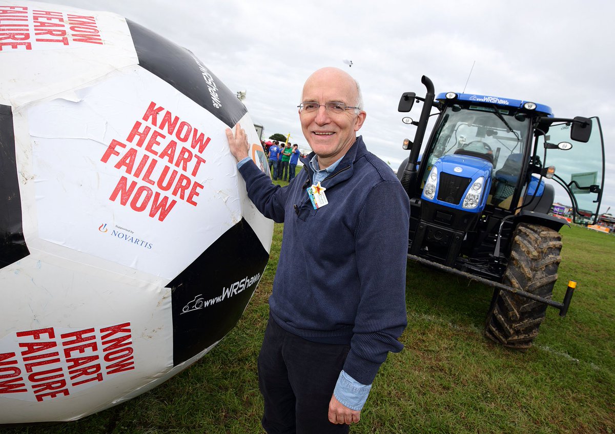 CroiHeartStroke's tweet photo. Prof Ken McDonald, Consultant Cardiologist &amp; Nat Clinical Lead for #HeartFailure at #Ploughing16 yest's #TractorFootball for HF awareness https://t.co/qy16ymNul4