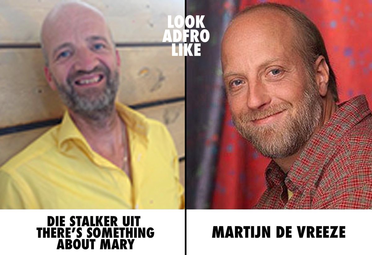 Ad_Fromage's tweet photo. LOOK-ADFRO-LIKE: Die stalker uit There's Something About Mary of de Copy Commando? #LookAdfroLike https://t.co/B374gFlAfd