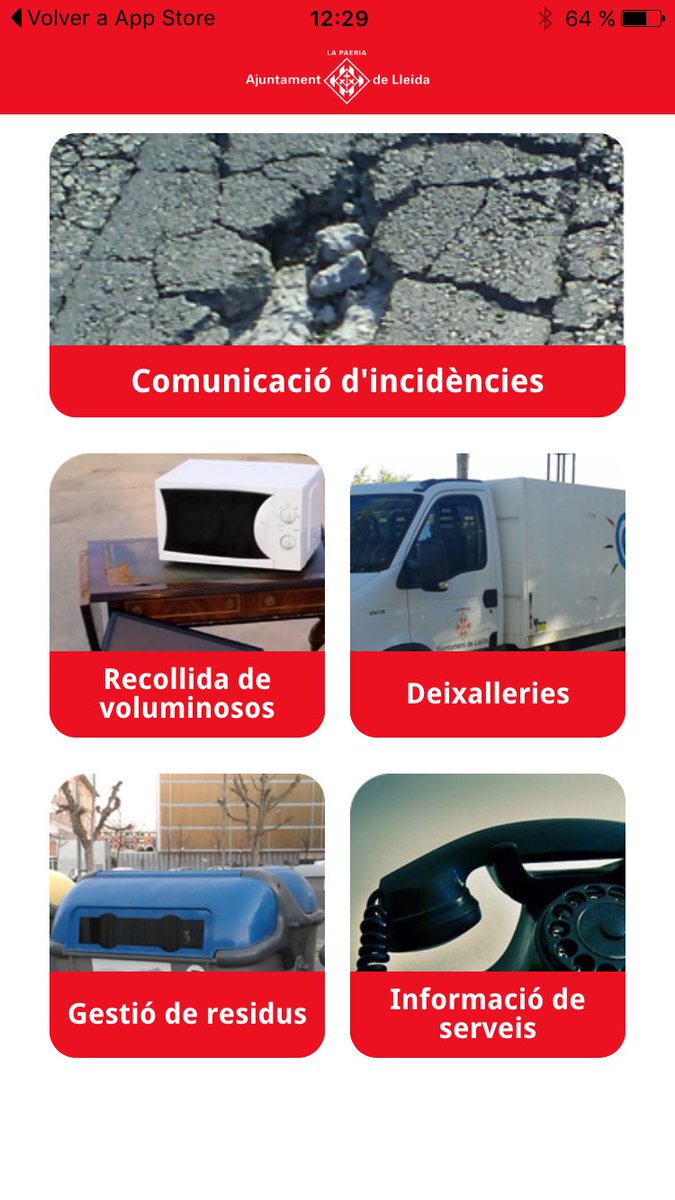 montseminguez's tweet photo. Jo ja tinc la nova App per comunicar incidències a la via pública. Descarrega't #Appunta, és molt fàcil #Lleida #Ajuntamentlleida https://t.co/lcPc2YTcuu