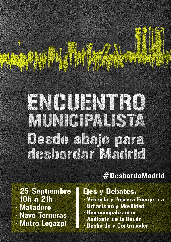 lorenzodiscreto's tweet photo. Hola profes @SoyPublica Recomendar a vuestras alumnas/os que el domingo 25S hay que pensar juntas/os la ciudad #DesbordandoMadrid https://t.co/Bgx0pKqrKr